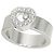 Anello Chopard Happy Diamond Heart in oro bianco 18K - vista 4