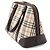 Borsa Mini Boston Burberry Nova Check Marrone Beige - vista 4