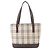 Borsa a mano Burberry Nova Check Marrone Beige - vista 3