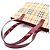 Borsa tote Burberry Nova Check Rosso Beige - vista 7