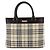Borsa Tote Burberry Nova Check Marrone Beige - vista 2