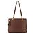 Borsa Tote con catena Bally Marrone - vista 2