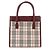 Borsa Burberry Nova Check Beige Bordò