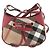 Burberry House Check Mini Schultertasche Rot Beige