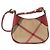 Burberry House Check Mini Schultertasche Rot Beige - Ansicht 4
