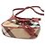 Burberry House Check Mini Schultertasche Rot Beige - Ansicht 6