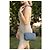 Chanel Camera Bag Blu Grigio Pelle di Agnello Gold hardware - vista 19