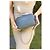 Chanel Camera Bag Blu Grigio Pelle di Agnello Gold hardware - vista 2