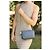 Chanel Camera Bag Blu Grigio Pelle di Agnello Gold hardware - vista 20