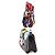 Louis Vuitton Twist MM World Tour Pelle Epi Nera Nero Multicolore Silver hardware - vista 9