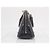 Louis Vuitton Alma BB Borsa in pelle verniciata blu navy e monogram Blu scuro - vista 10