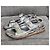 Chanel silberne gesteppte Leder-Sandalen CC-Logo - Ansicht 5