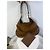 Gucci Monogram Hobo-Tasche aus Wildleder Braun - Ansicht 4