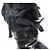 BOTAS LOUIS VUITTON DE CUERO CHAROL NEGRO & PELO DE CONEJO 39 HIGH BOOTS - vista 17