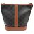 Céline BORSA A MANO CELINE SEAU PM 191442 IN tela TRIOMPHE E VITELLO BORSA A TRACCOLLA Marrone - vista 2