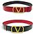 VALENTINO VLOGO SIGNATURE T85 WENDIGURT AUS ROTEM & SCHWARZEM LEDER