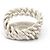 Hermès ANELLO HERMES SELLIER INFLEXIBLE MM H125630B T55 IN ARGENTO 10.8G SILVER RING - vista 4