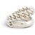 Hermès ANELLO HERMES SELLIER INFLEXIBLE MM H125630B T55 IN ARGENTO 10.8G SILVER RING - vista 5