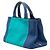 Prada Canapa Mini Handtasche mit Dreieckslogo Mehrfarben - Ansicht 2