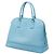 Borsa Prada Saffiano con logo triangolare Blu - vista 2