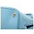 Borsa Prada Saffiano con logo triangolare Blu - vista 4