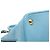 Borsa Prada Saffiano con logo triangolare Blu - vista 5