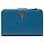 Cartera bi-fold Prada Logo Azul
