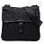 Borsa a tracolla Prada con placca logo triangolare Nero