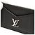 Louis Vuitton Portecartes Lockme Card Case Nero - vista 5