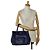 Prada Handtasche mit Dreiecks-Logo-Plakette Blau - Ansicht 10