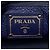 Prada Handtasche mit Dreiecks-Logo-Plakette Blau - Ansicht 7