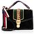 Borsa a spalla piccola Gucci GG Velvet Sylvie Nero