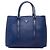 Prada Triangle Logo Tote Blau