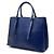 Prada Triangle Logo Tote Blau - Ansicht 2