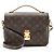 Louis Vuitton Monogram Canvas Pochette Metis Schultertasche Braun