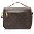 Louis Vuitton Monogram Canvas Pochette Metis Schultertasche Braun - Ansicht 3
