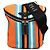 Double Borsa a tracolla Prada con placca logo triangolare 2VH147 Arancione