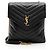 Autre Marque Borsa Small Double Flap Monogram in pelle di agnello matelassé Saint Laurent Nero