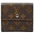 Louis Vuitton Portefeuille Elise Trifold Wallet Braun