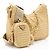 Prada Crochet Raffia Re-Edition 2005 Crossbody Marrom Bege - vista 2