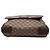 Borsa a tracolla Louis Vuitton Damier Brooklyn MM Marrone - vista 3