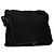 Sac messager Prada avec plaque logo triangle Noir - vue 2