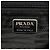 Sac messager Prada avec plaque logo triangle Noir - vue 7