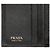 Cartera tri-fold Prada Ribbon Negro - vista 6