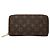 Louis Vuitton Zippy Wallet M60017 Marrone