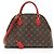 Louis Vuitton Alma BNB Satchel aus Monogram Canvas Braun