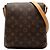 Borsa a tracolla Louis Vuitton Musette Salsa Short Marrone