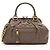Marc Jacobs Quilted Lambskin Stam Satchel Brown