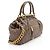 Marc Jacobs Quilted Lambskin Stam Satchel Brown - view 2