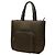 Prada Triangle Logo Plate Tote Bag Green - view 2